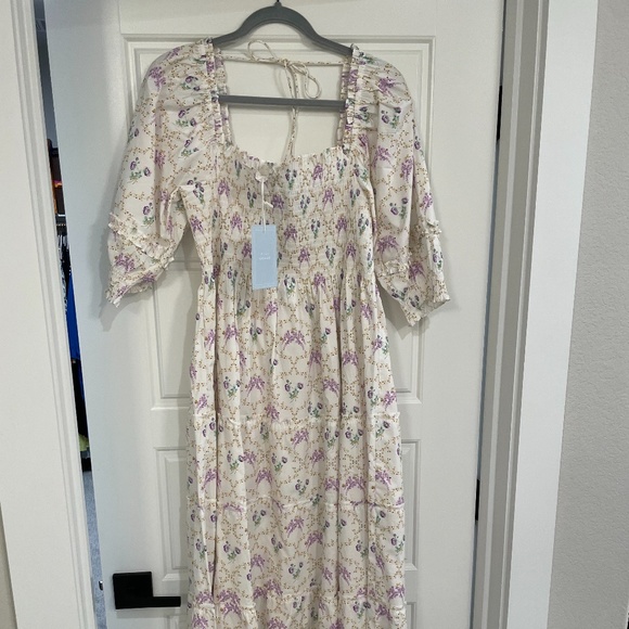 Bridgerton Nesli Floral Nap Dress Xxl 